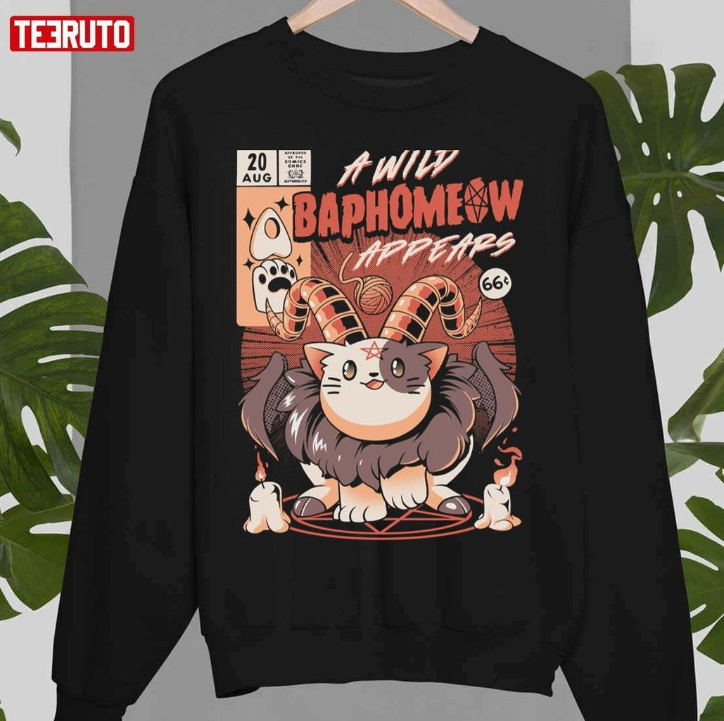 Baphomeow Cat Satan Cute Unisex Sweatshirt