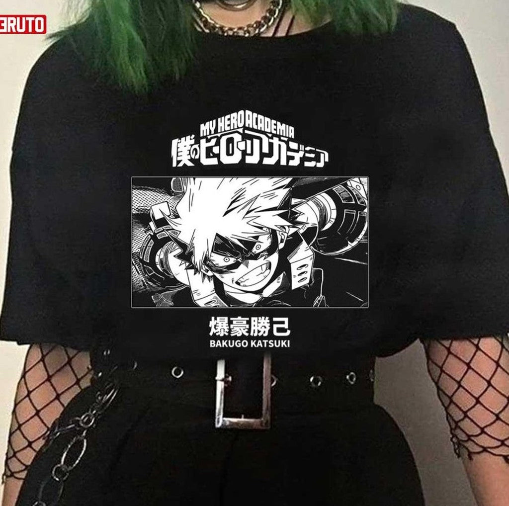Bakugo Katsuki Boku No Hero Academia Bnw Unisex T-shirt