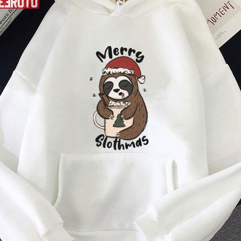 Sloth Merry Slothmas Unisex Sweatshirt