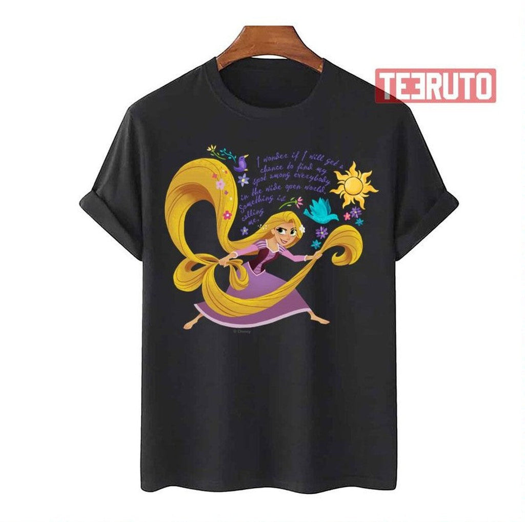 Something Is Calling Me Tangled Rapunzel Unisex T-Shirt