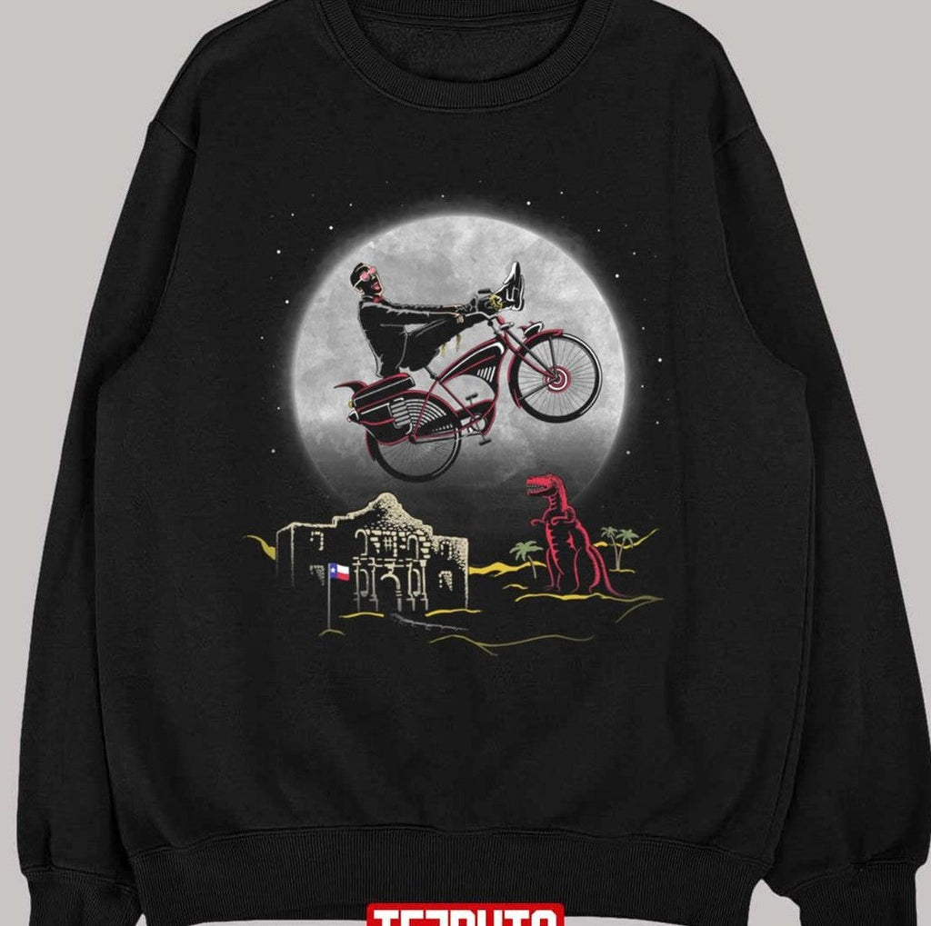 Pee Wee Phone Home Pee-wee's Playhouse E.T. the Extra-Terrestrial Style Unisex T-shirt