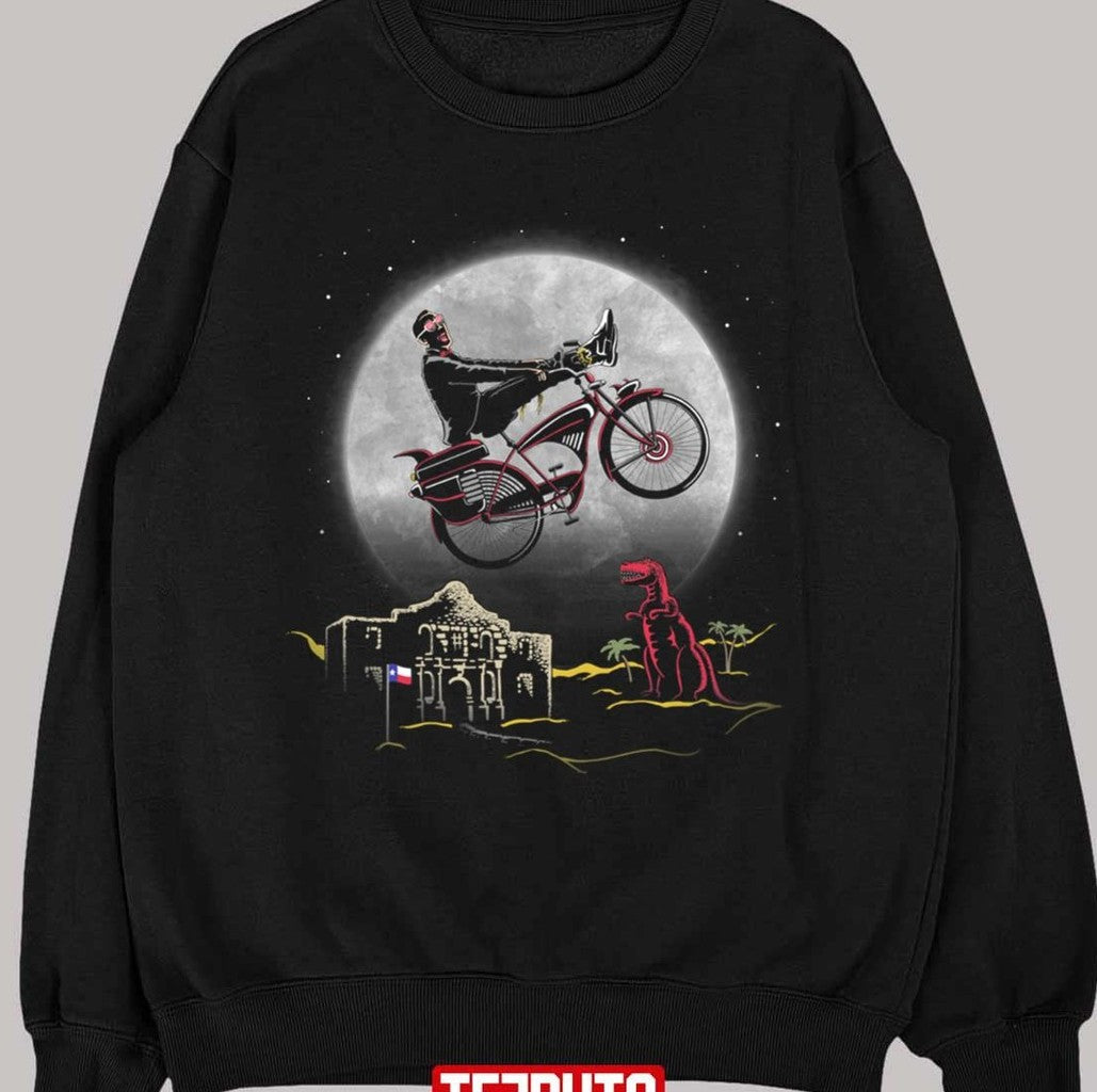 Pee Wee Phone Home Pee-wee's Playhouse E.T. the Extra-Terrestrial Style Unisex T-shirt