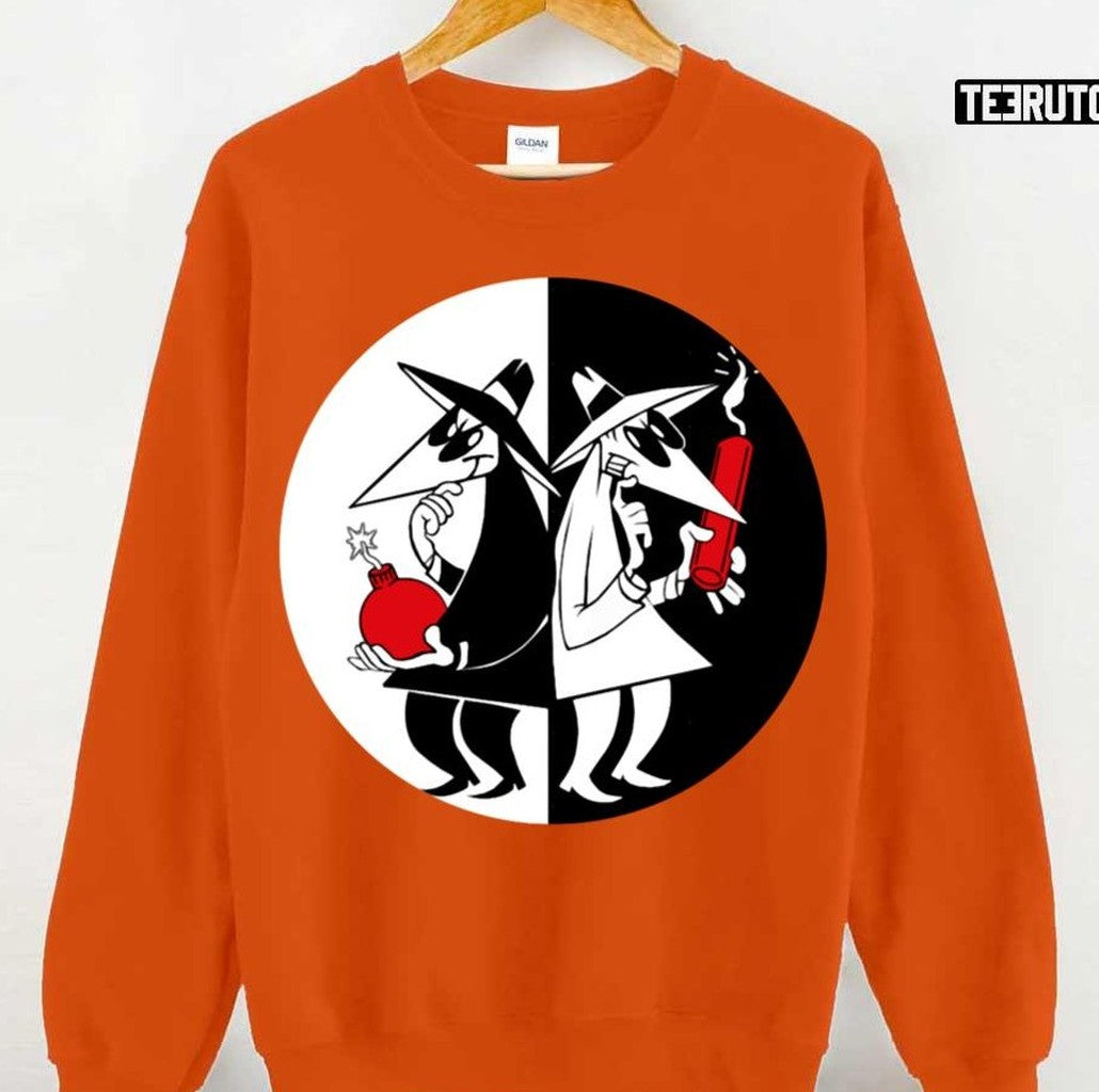 Round Art Spy Vs Spy Unisex T-Shirt