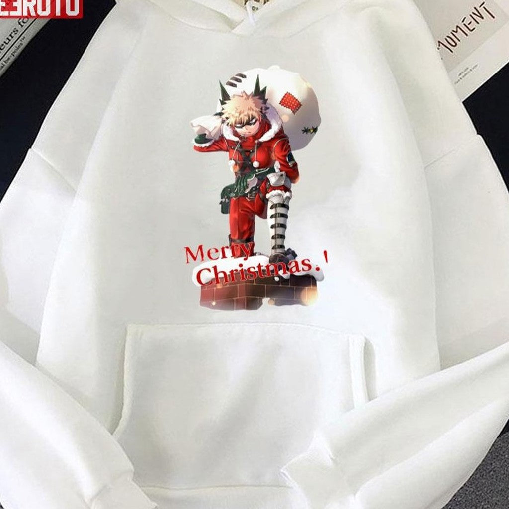 Santa Katsuki Bakugo On Christmas Unisex Sweatshirt