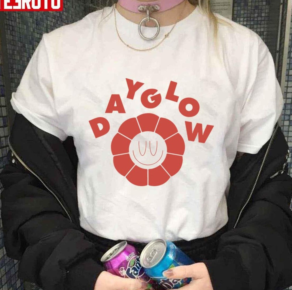 Smiling Flower Dayglow Band Unisex T-shirt