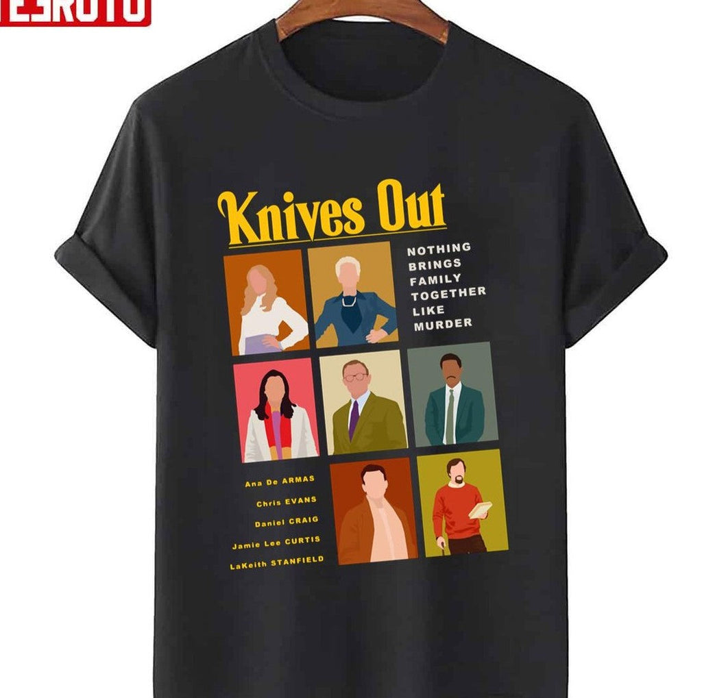 Needed Gifts Knives Out Poster Design With Butcher Bloody Knife Unisex Sweatshirt