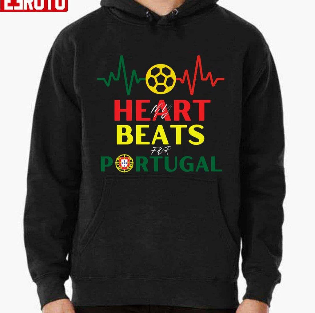 My Heart Beats For Potugal Unisex T-Shirt