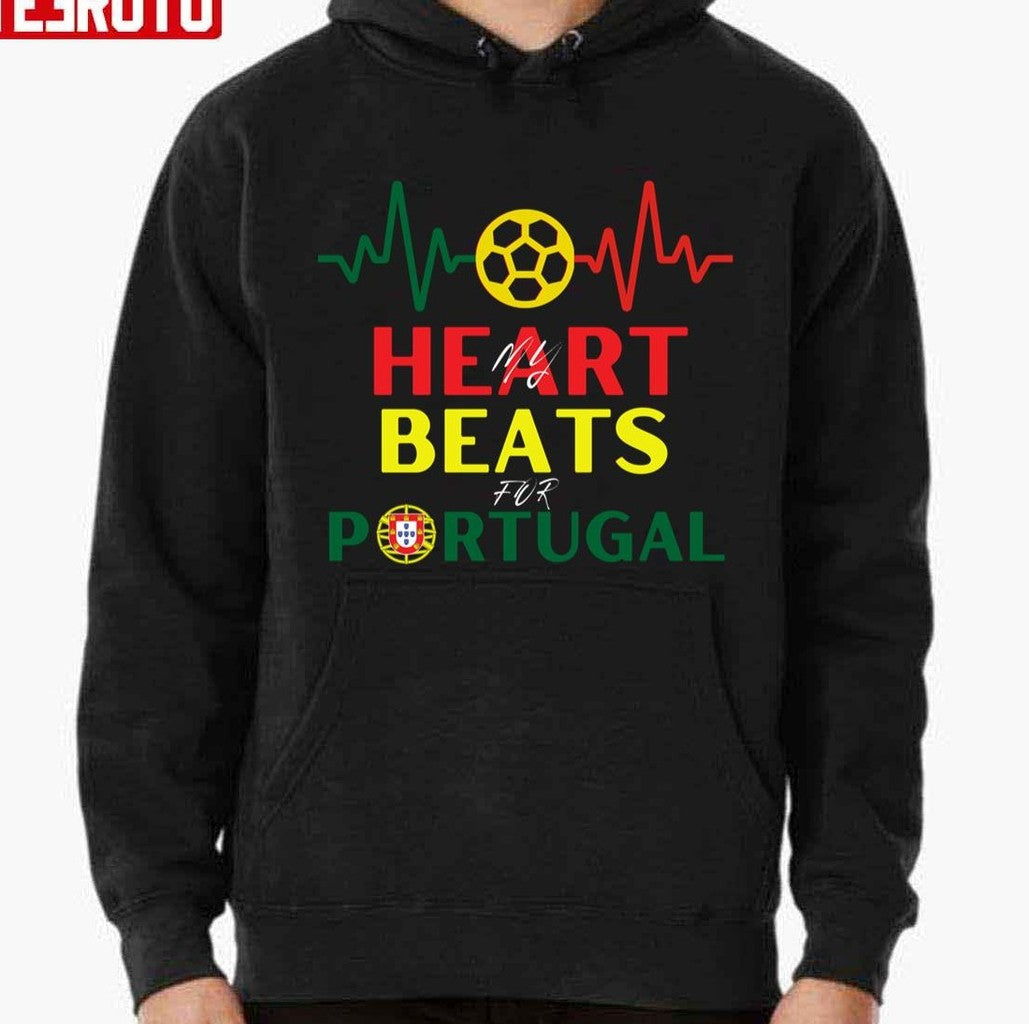 My Heart Beats For Potugal Unisex T-Shirt