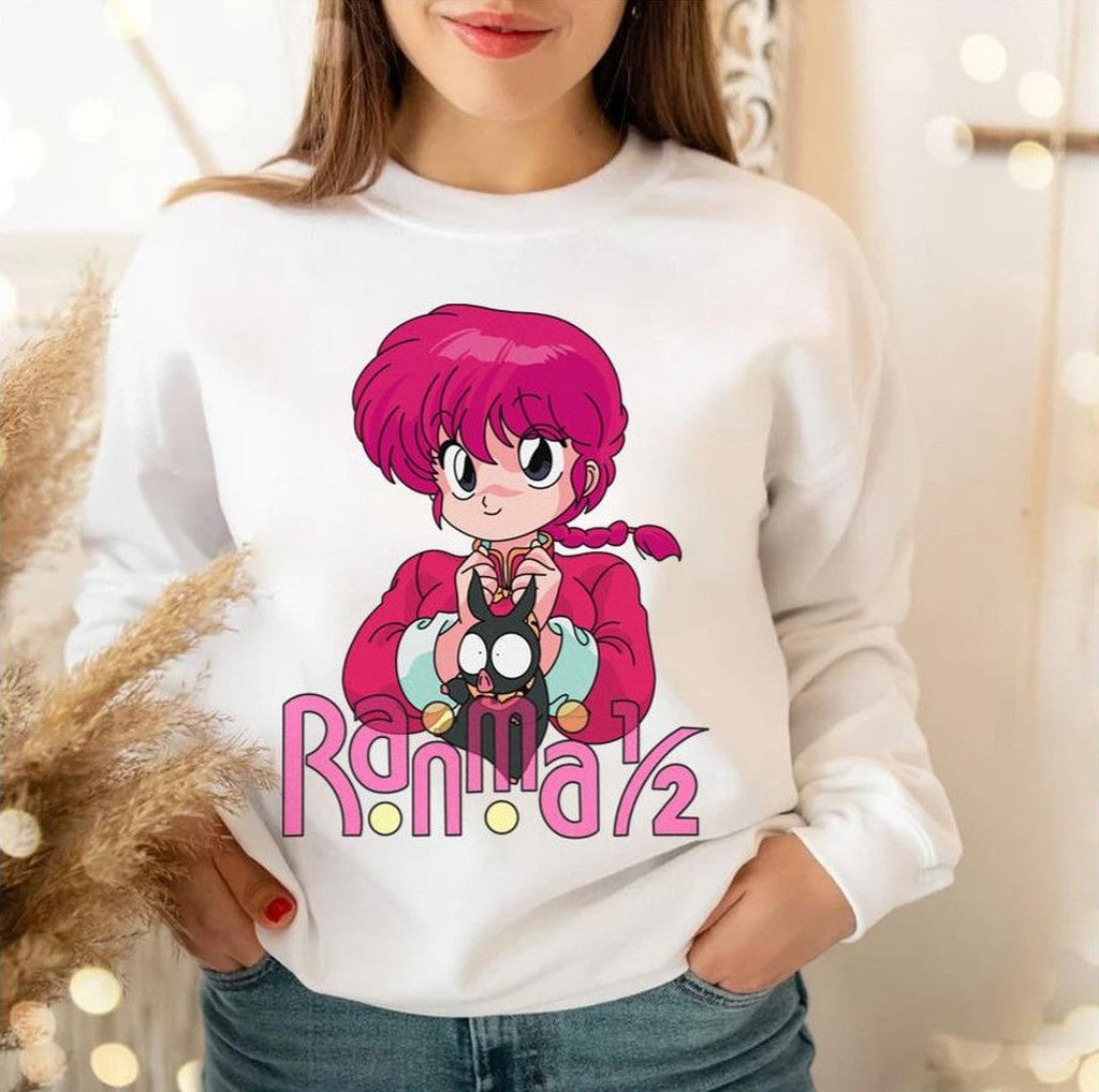 Pink Design Ranma 12 Unisex Sweatshirt