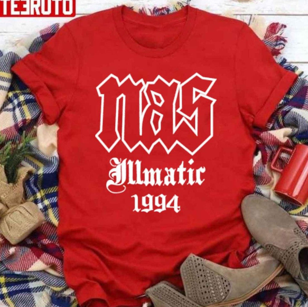 Nas Illmatic 1994 Hiphop Vintage 90s Unisex T-Shirt