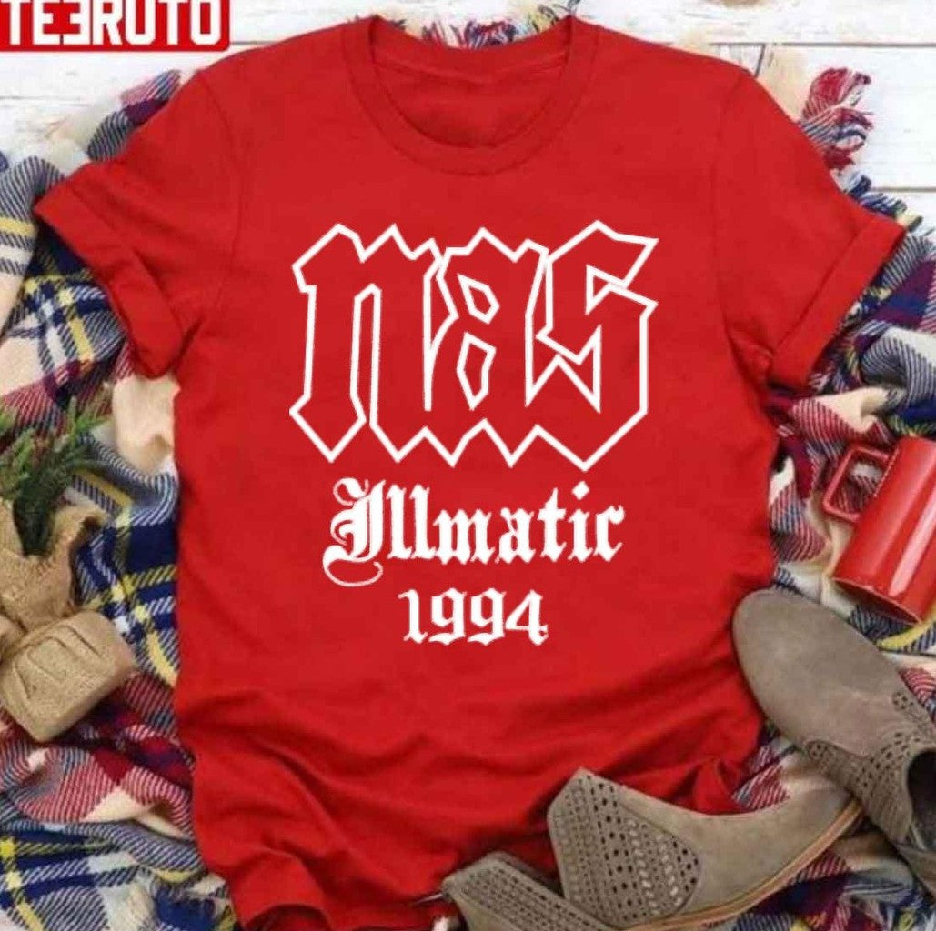 Nas Illmatic 1994 Hiphop Vintage 90s Unisex T-Shirt