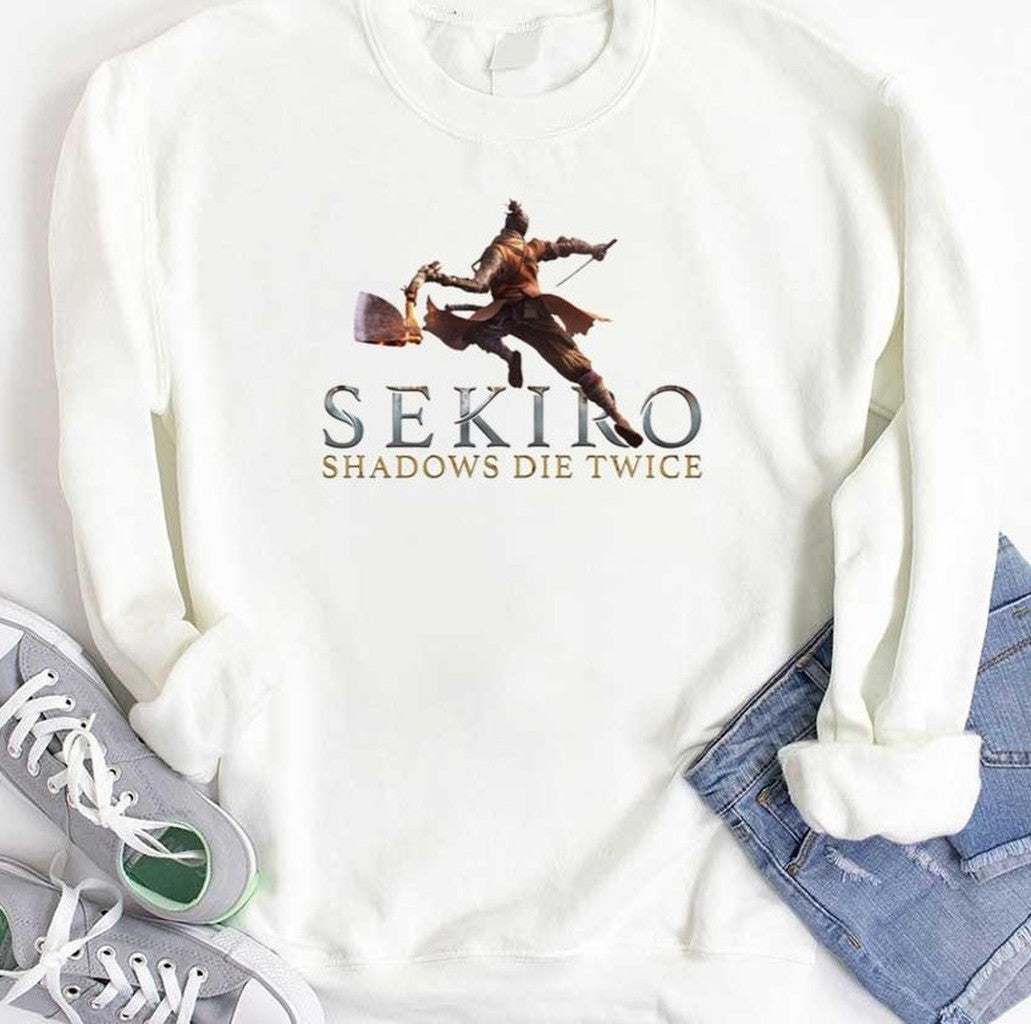Sekiro Shadows Die Twice Logo Game Art Unisex Hoodie