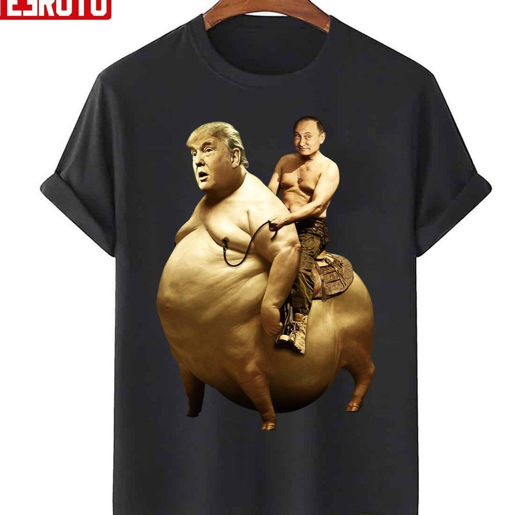 Putin Riding Trump Unisex T-Shirt