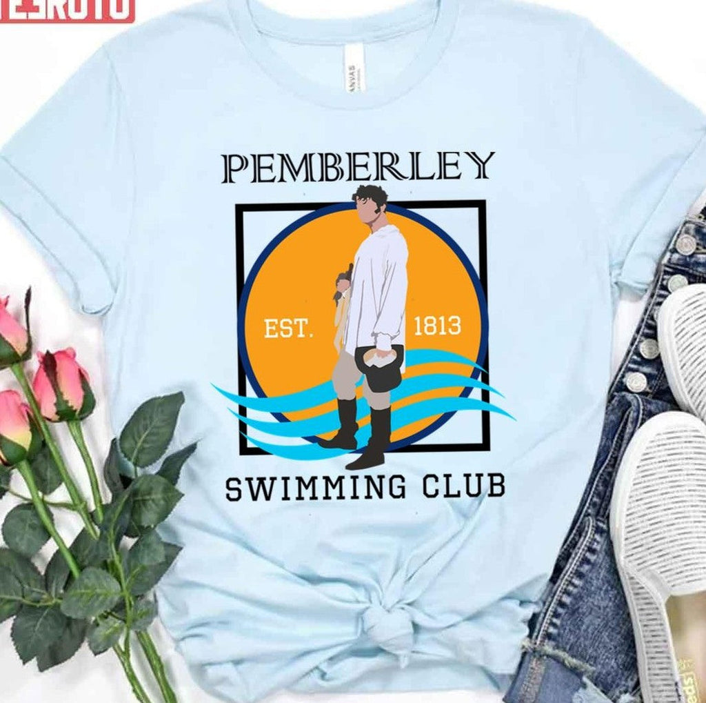 Pemberley Swimming Club Est 1813 Pride And Prejudice Unisex T-Shirt