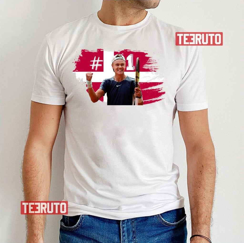 Number 1 Player Tennis Holger Rune Unisex T-Shirt