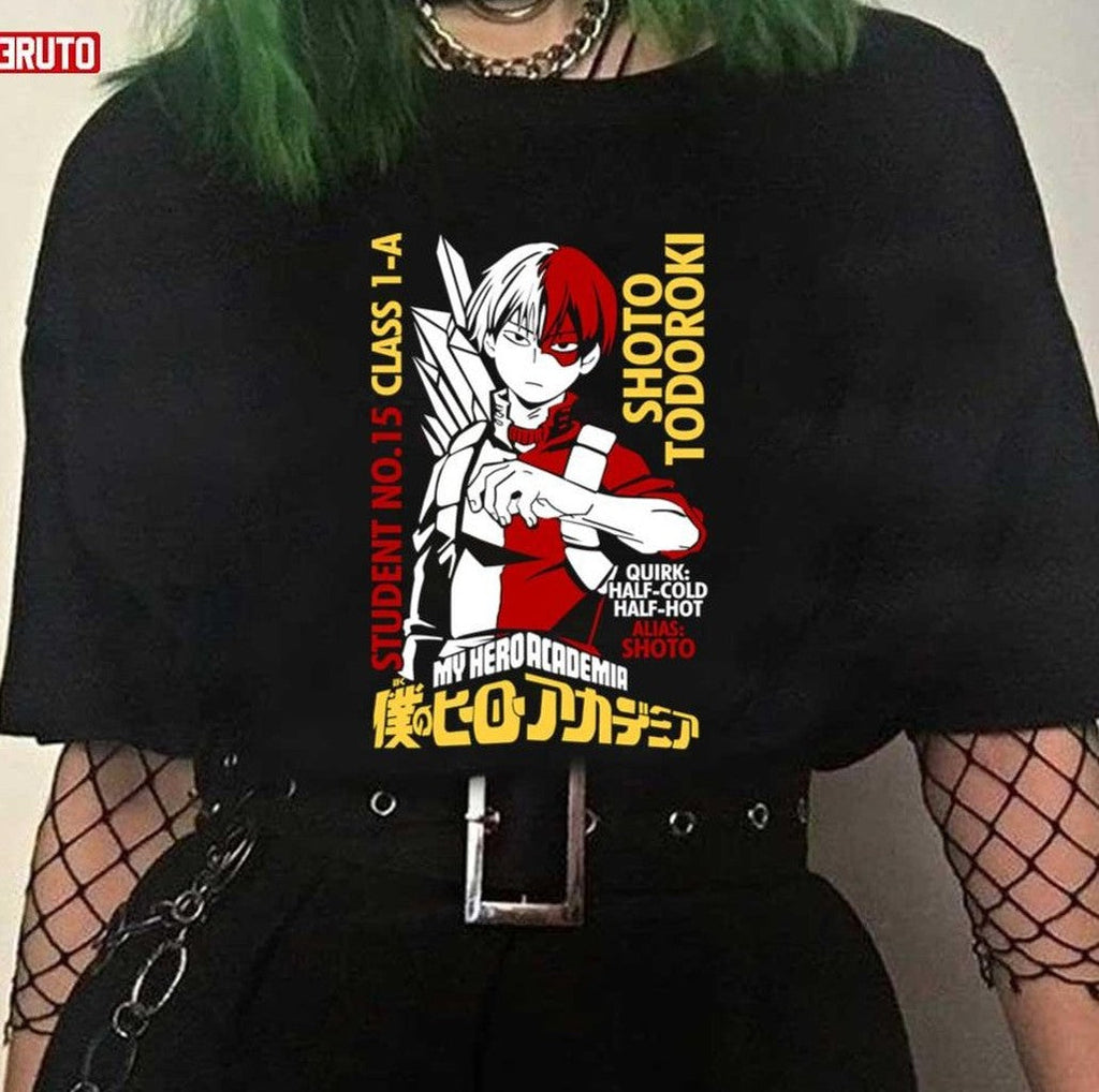 Shoto Todoroki Half-cold Half-hot My hero Academia Boku No Hero Academia Unisex T-shirt