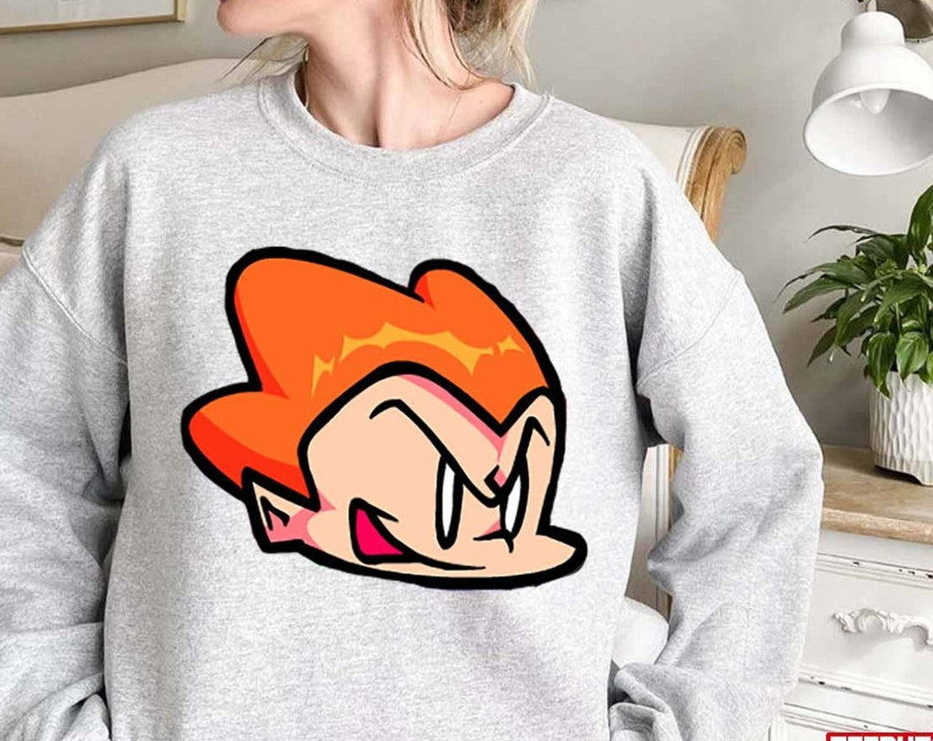 Pico Head Logo Friday Night Funkin Unisex Sweatshirt