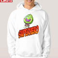 Superhero Artichoke Alien Foodie Planet Unisex Hoodie
