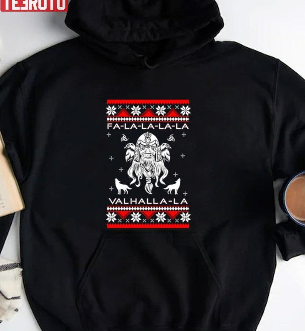 Odin Yul Vking Christmas Pattern Unisex Sweatshirt