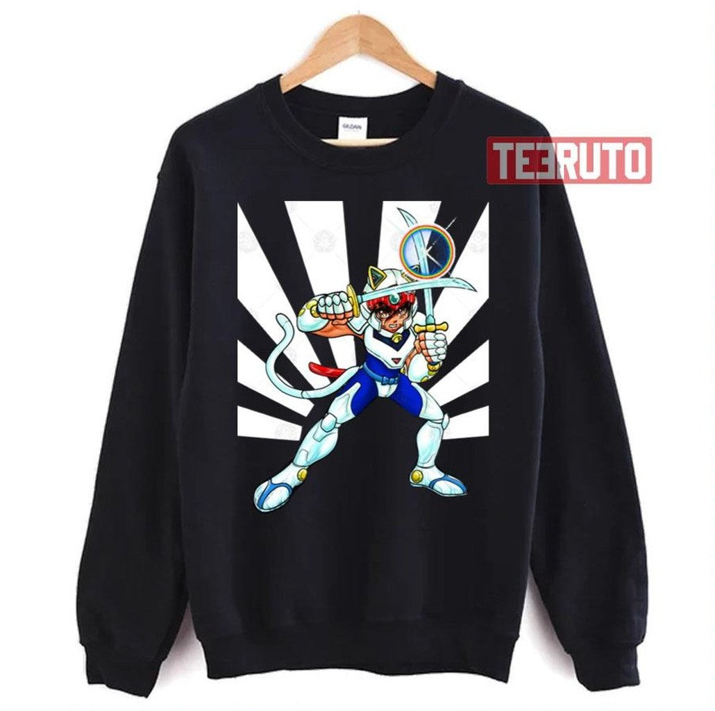 Seiya Samurai Pizza Cat Cloth White Rays Variant Unisex Hoodie
