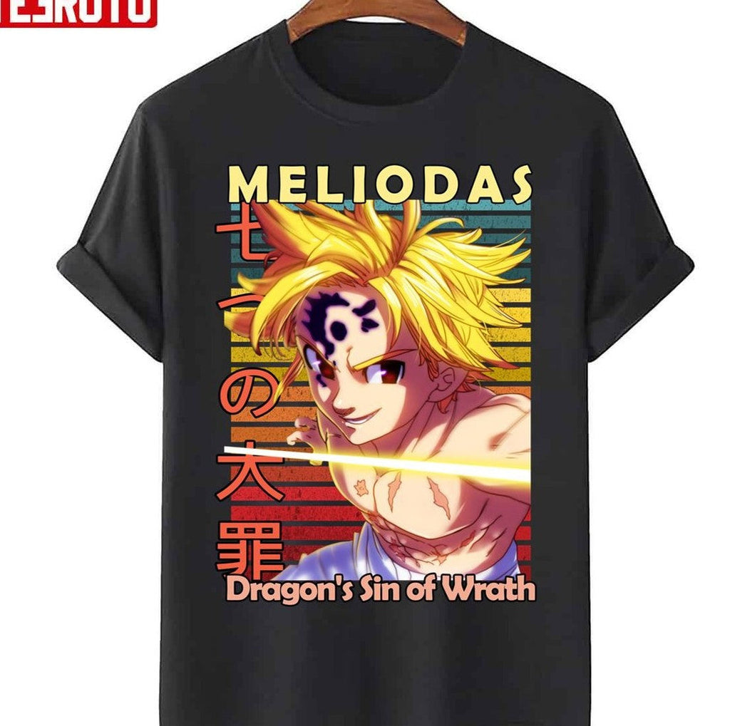 Sin Of Wrath The Seven Deadly Sins Meliodas Dragon Unisex T-Shirt