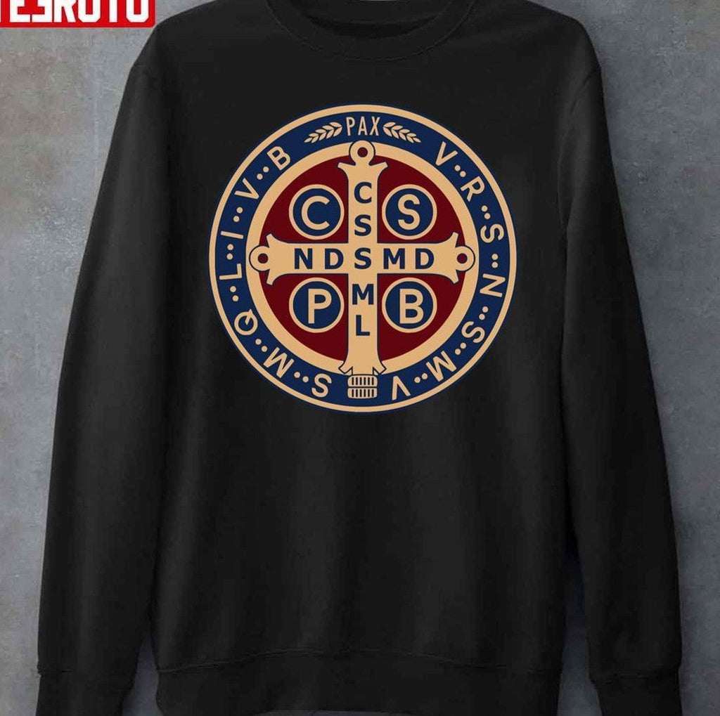 Saint Benedict Medal Unisex Sweatshirt
