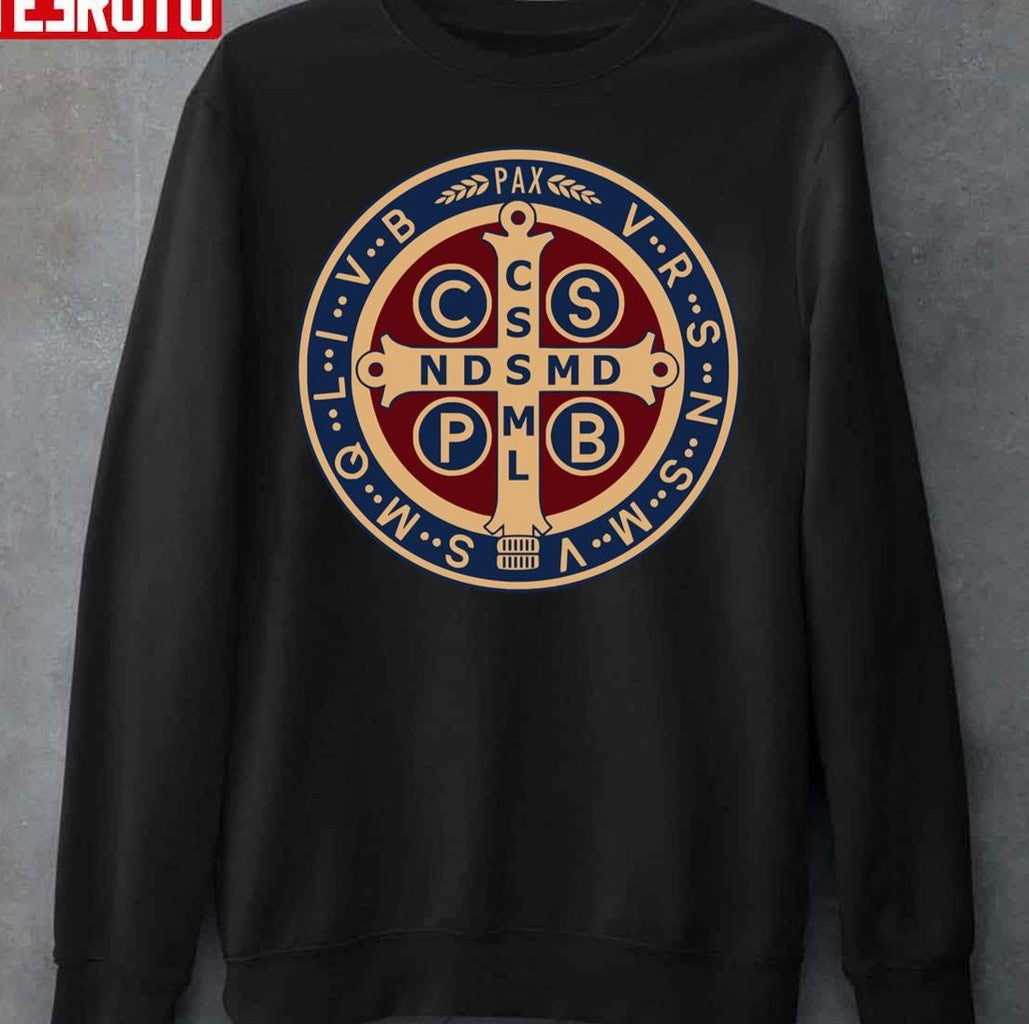 Saint Benedict Medal Unisex Sweatshirt