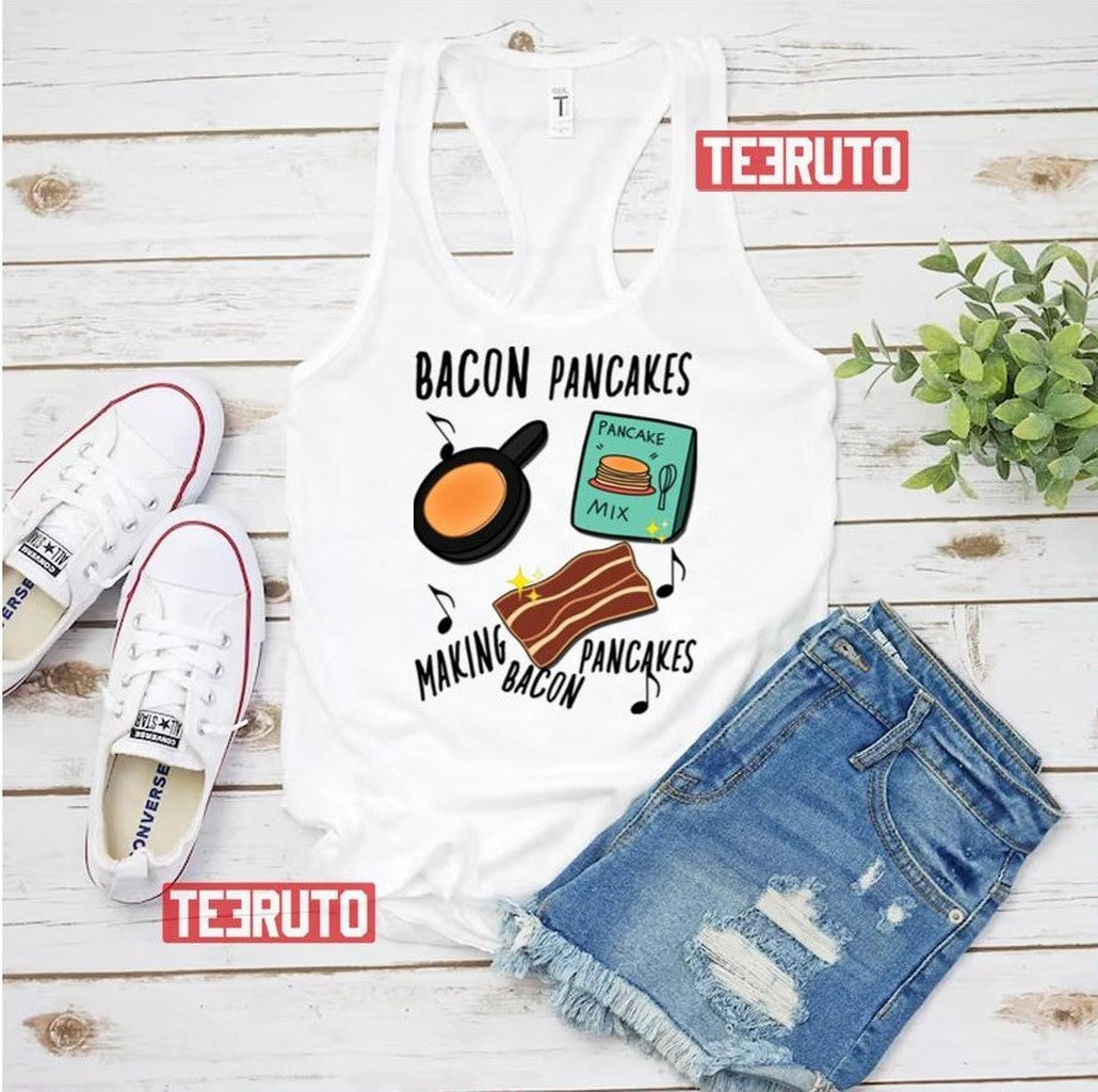 Bacon Pancakes Making Bacon Pancakes Adventure Time Unisex Tank Top