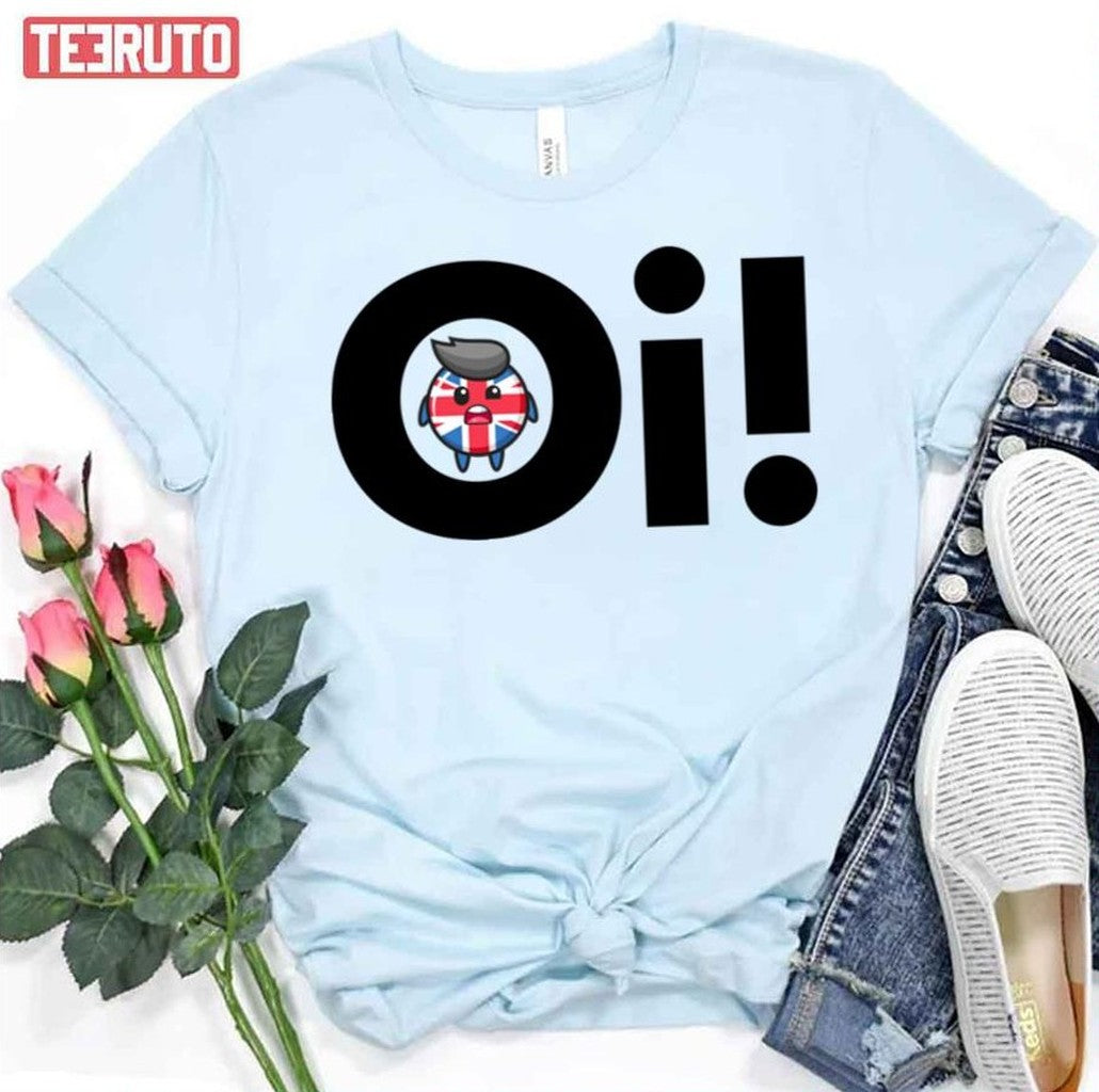 Oi Black Letters Ted Lasso Unisex T-Shirt