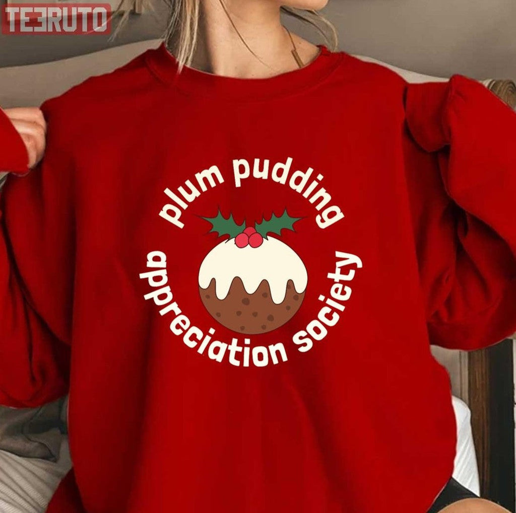Plum Pudding Appreciation Society Cream Unisex Sweatshirt