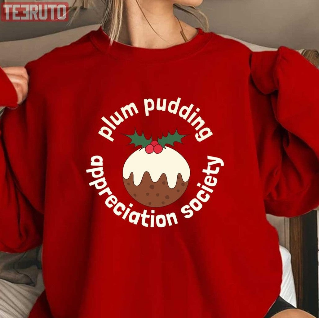 Plum Pudding Appreciation Society Cream Unisex Sweatshirt