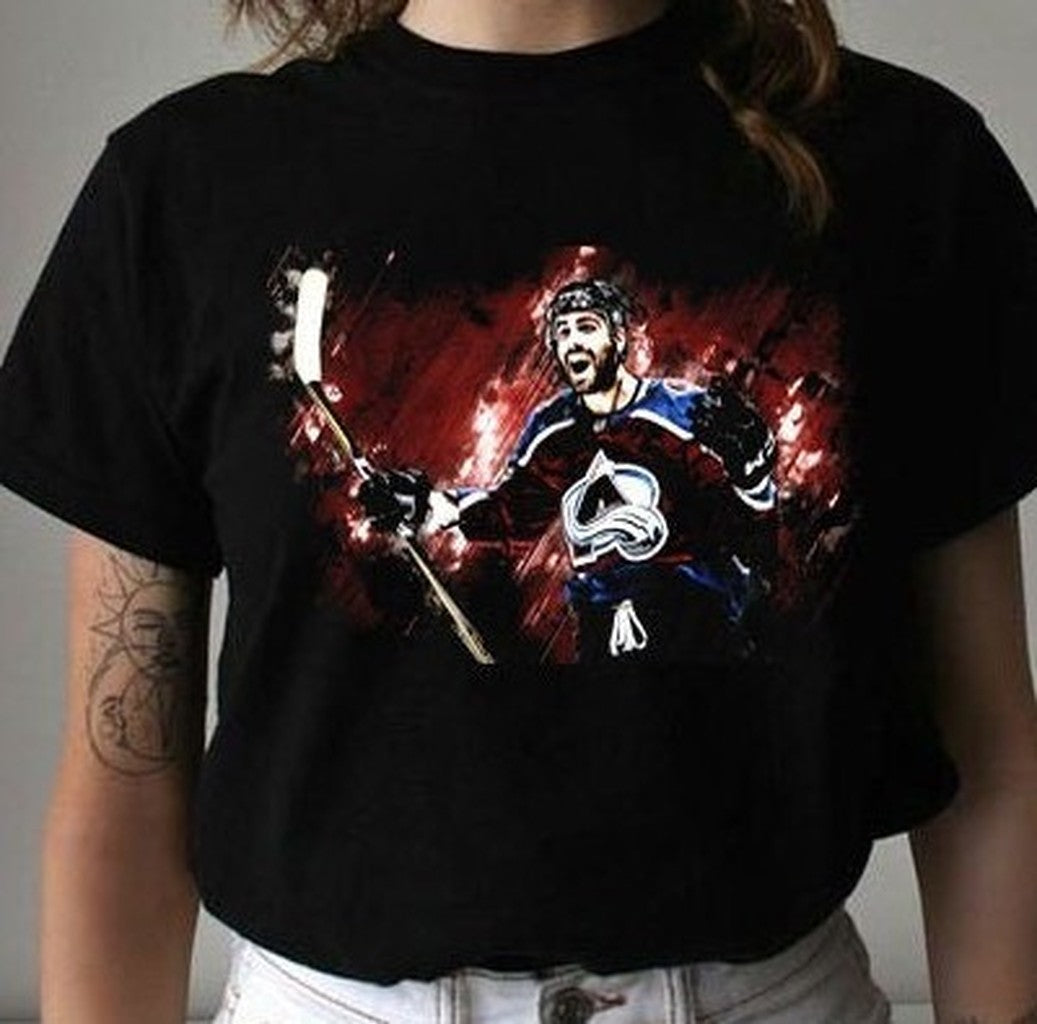 2022 Nazem Kadri Skyline Signature Colorado Avalanche Ice Hockey Unisex T-Shirt