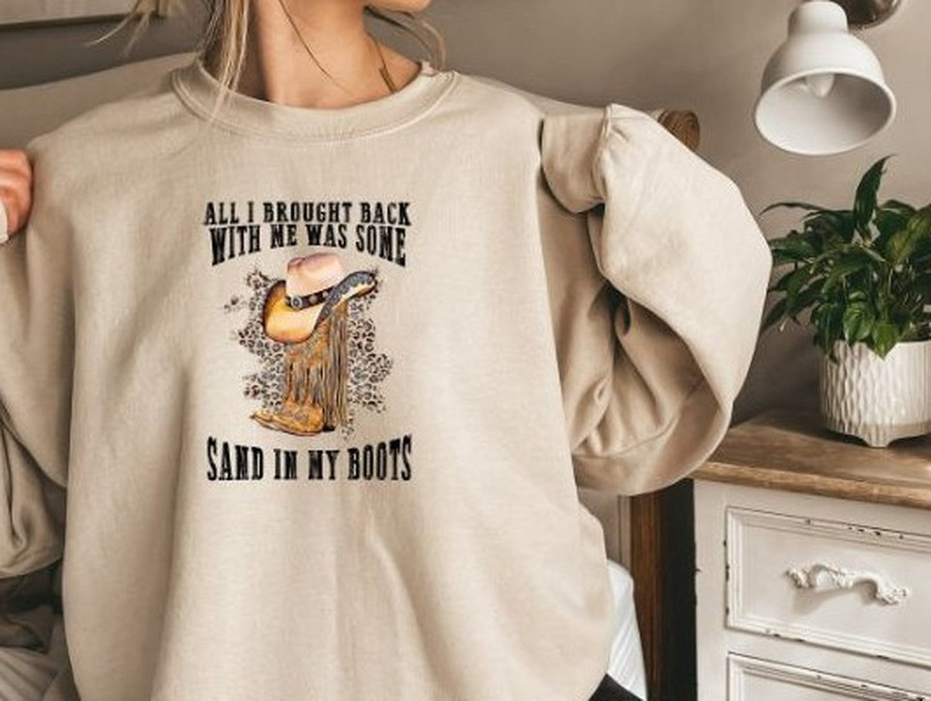 Sand in My Boots Country Music Unisex Sweatshirt