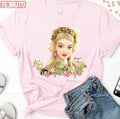 Anya Taylor-Joy With Flowers Fanart Unisex T-Shirt Unisex T-Shirt