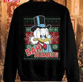 Scrooge Mcduck Bah Hunbug Christmas Duck Unisex Sweatshirt