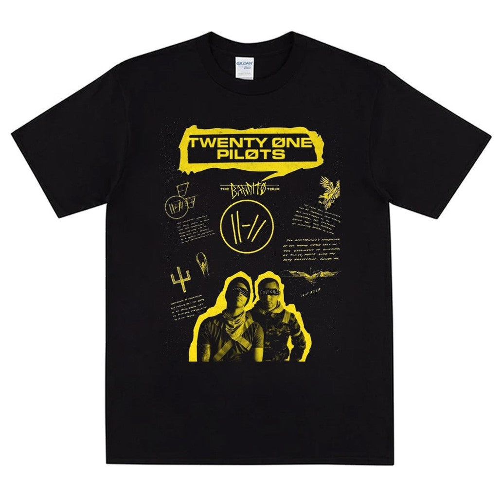 Song's Lyrics Twenty One Pilots Music Band Unisex T-Shirt