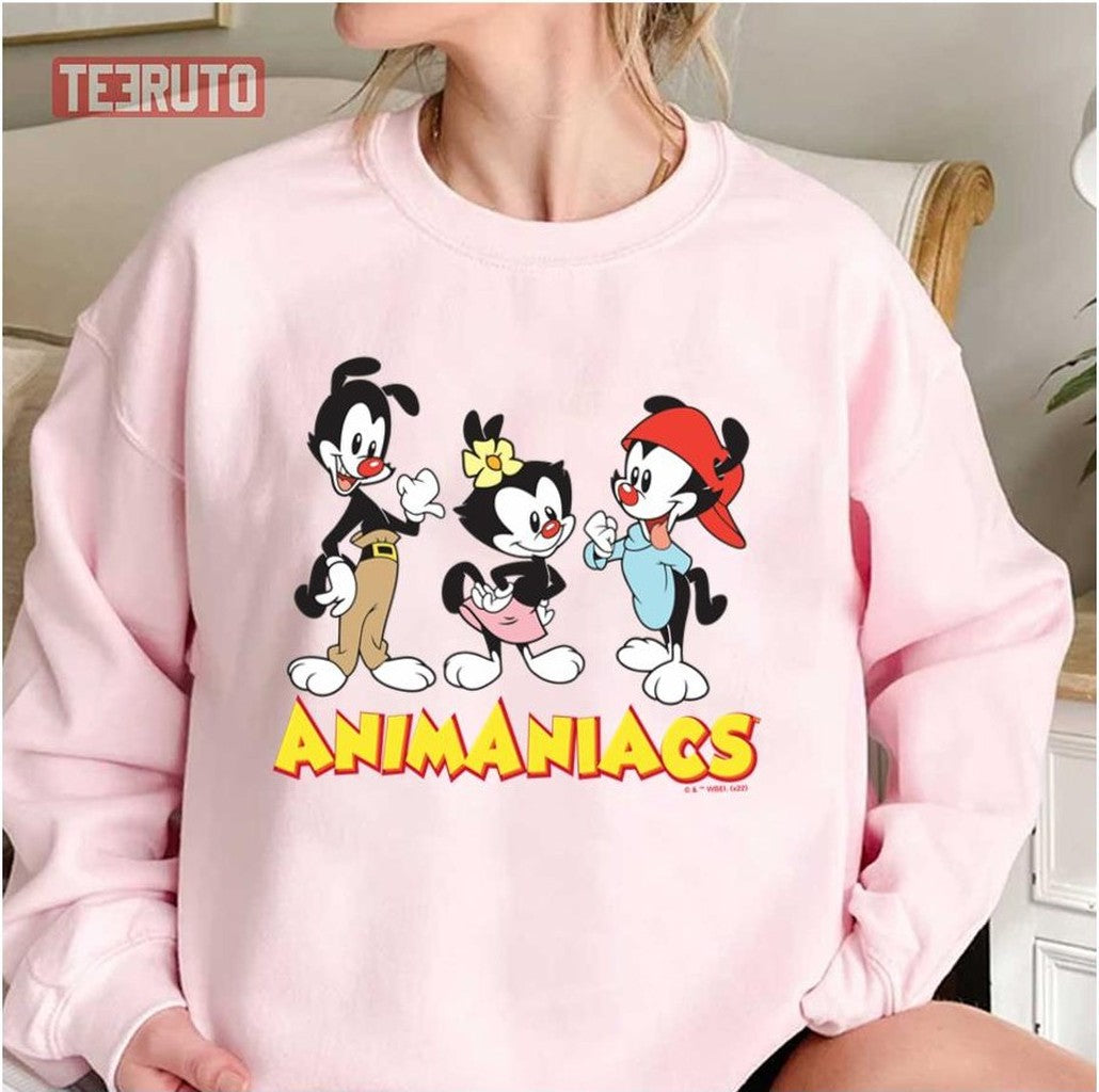 Animaniacs Yakko Dot And Wakko Standing Unisex T-Shirt