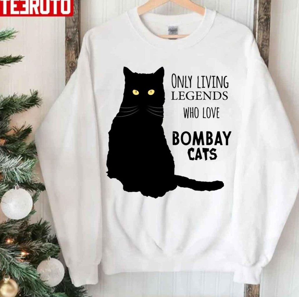 Only Living Legends Who Love Bombay Cats Unisex Sweatshirt