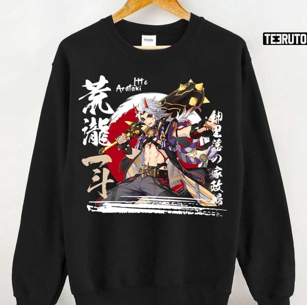 Arataki Itto Animated Design Genshin Impact Unisex T-Shirt