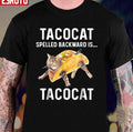 Tacocat Spelled Backward Is Tacocat Love Cat And Taco Unisex T-Shirt