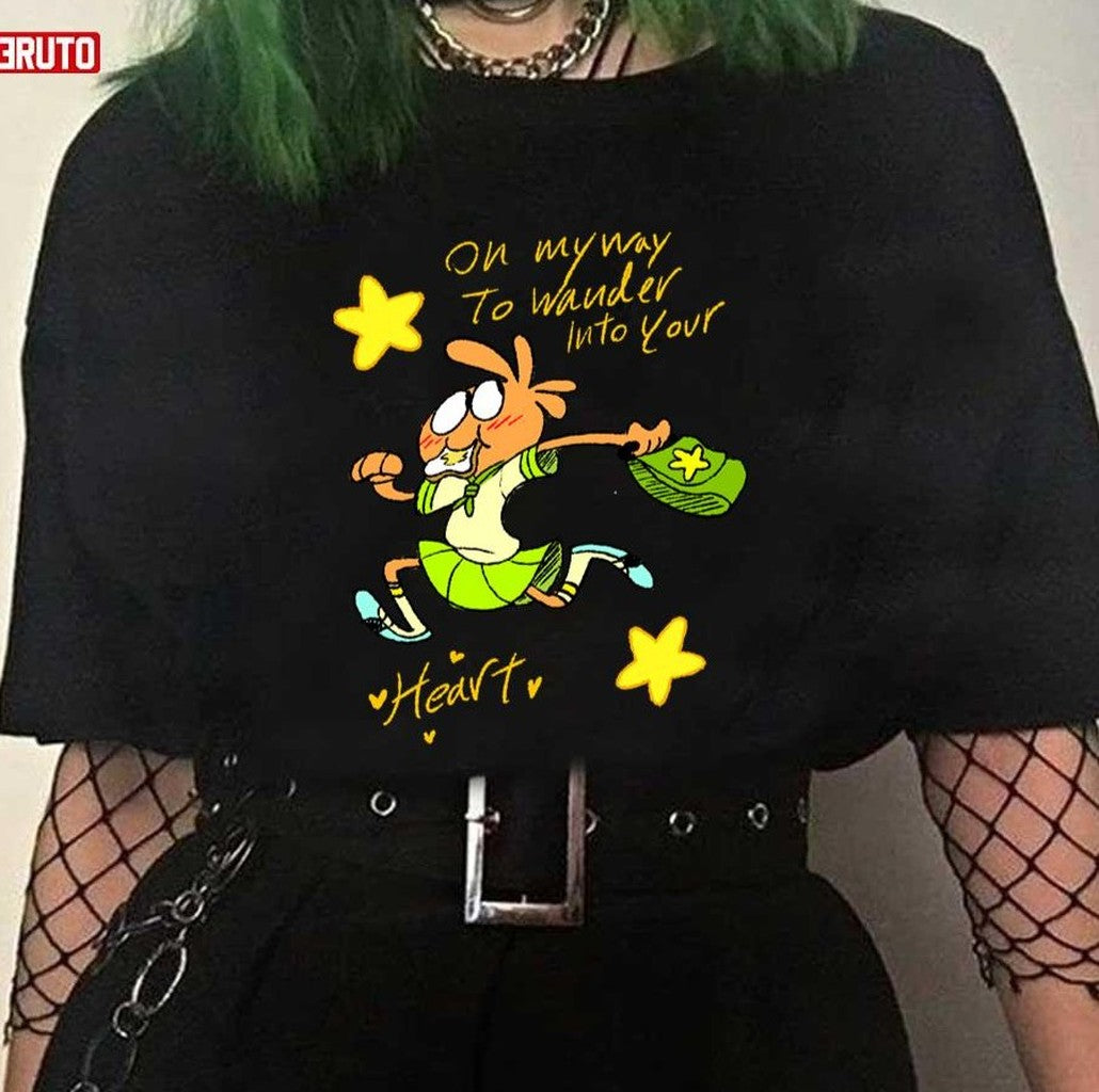 School Girl On My Way To Wander Into Your Heart Wander Over Yonder Unisex T-Shirt