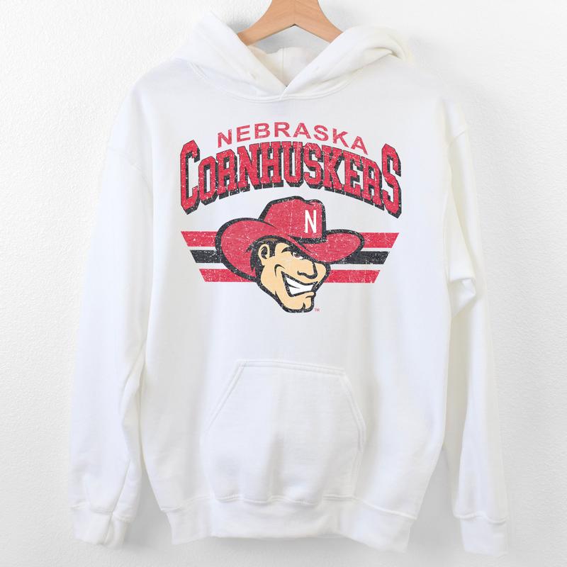 Nebraska Cornhuskers Vintage Football NCAA Sweatshirt - Tshirt - Hoodie, University of Nebraska Unisex Football NCAA Shirt, Unisex Vintage NCAA Shirt,