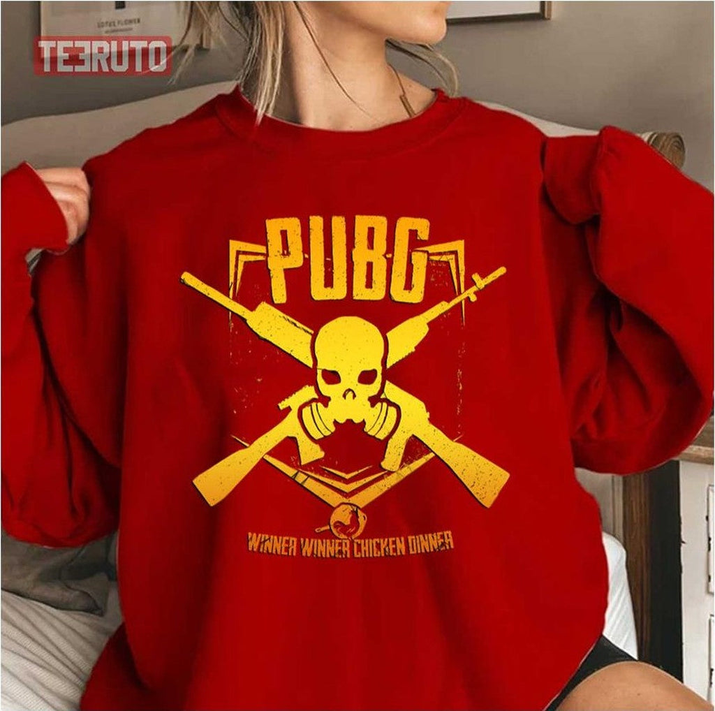 Pubg Emblem Gold Unisex T-Shirt