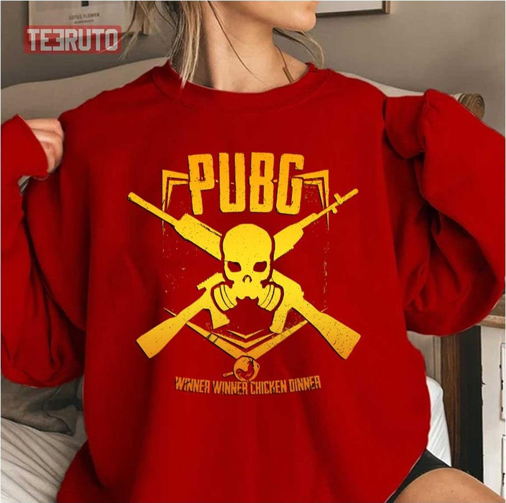 Pubg Emblem Gold Unisex T-Shirt