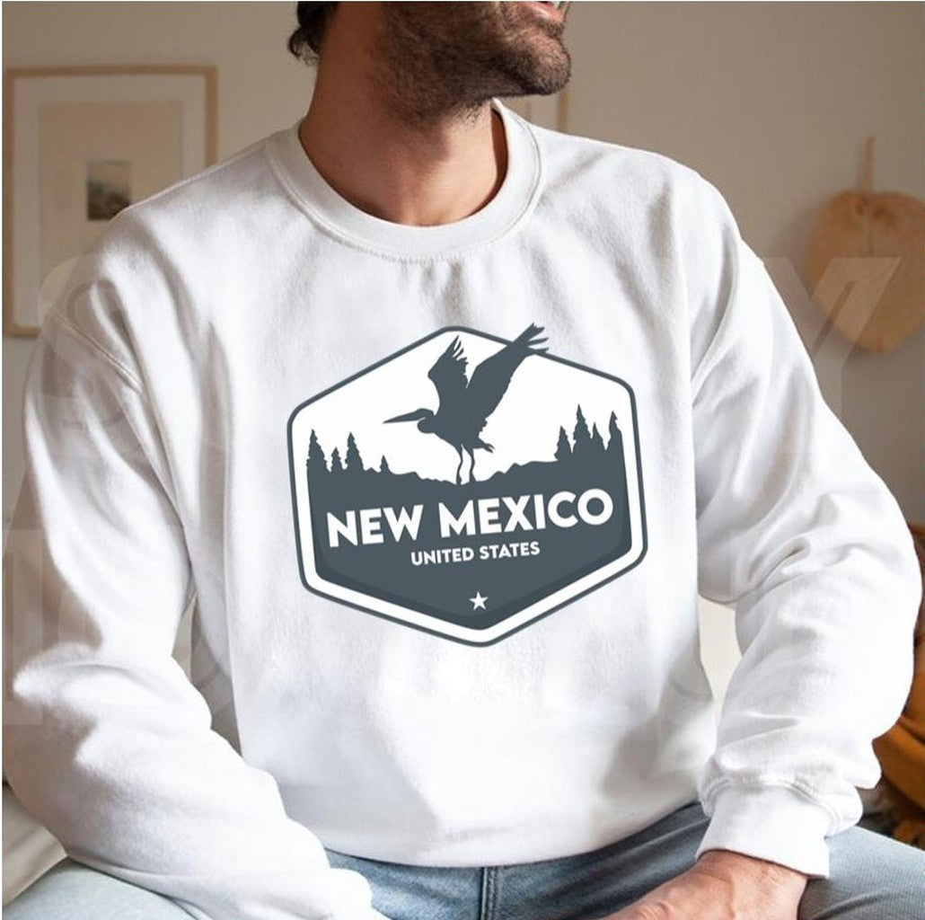 New Mexico United States Logo Unisex Sweatshirt