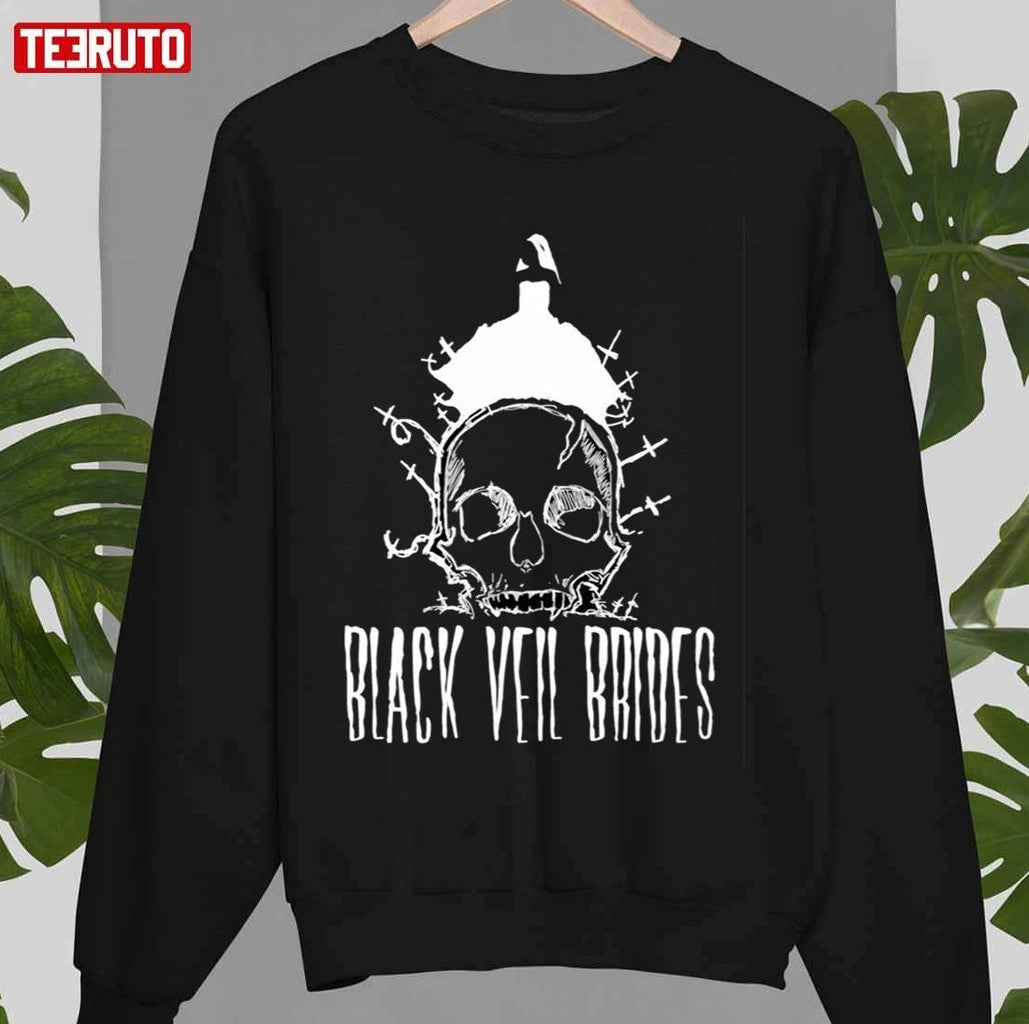 Skull Art Black Veil Brides Rock Band Unisex Hoodie
