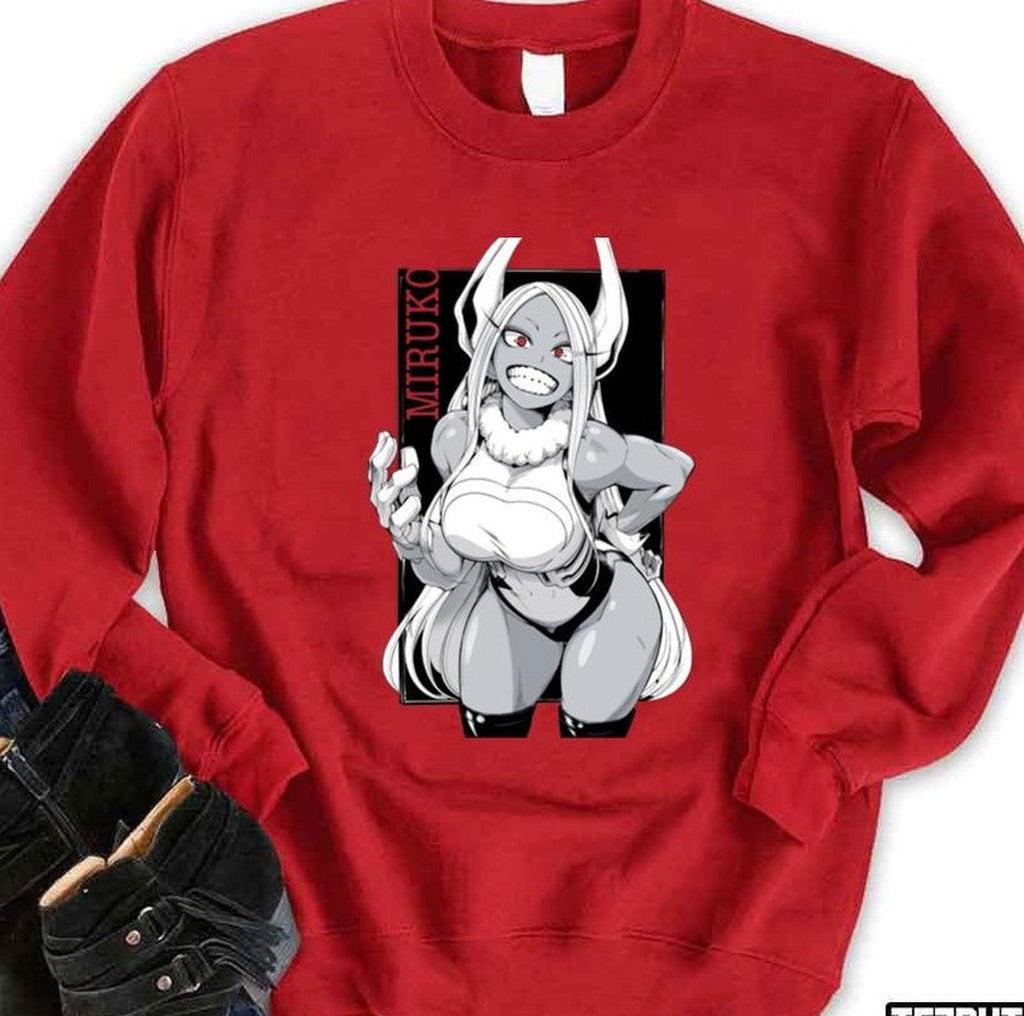 Superhero Mirko Mha Boku My Hero Academia Sexy Girl Anime Character Unisex Sweatshirt