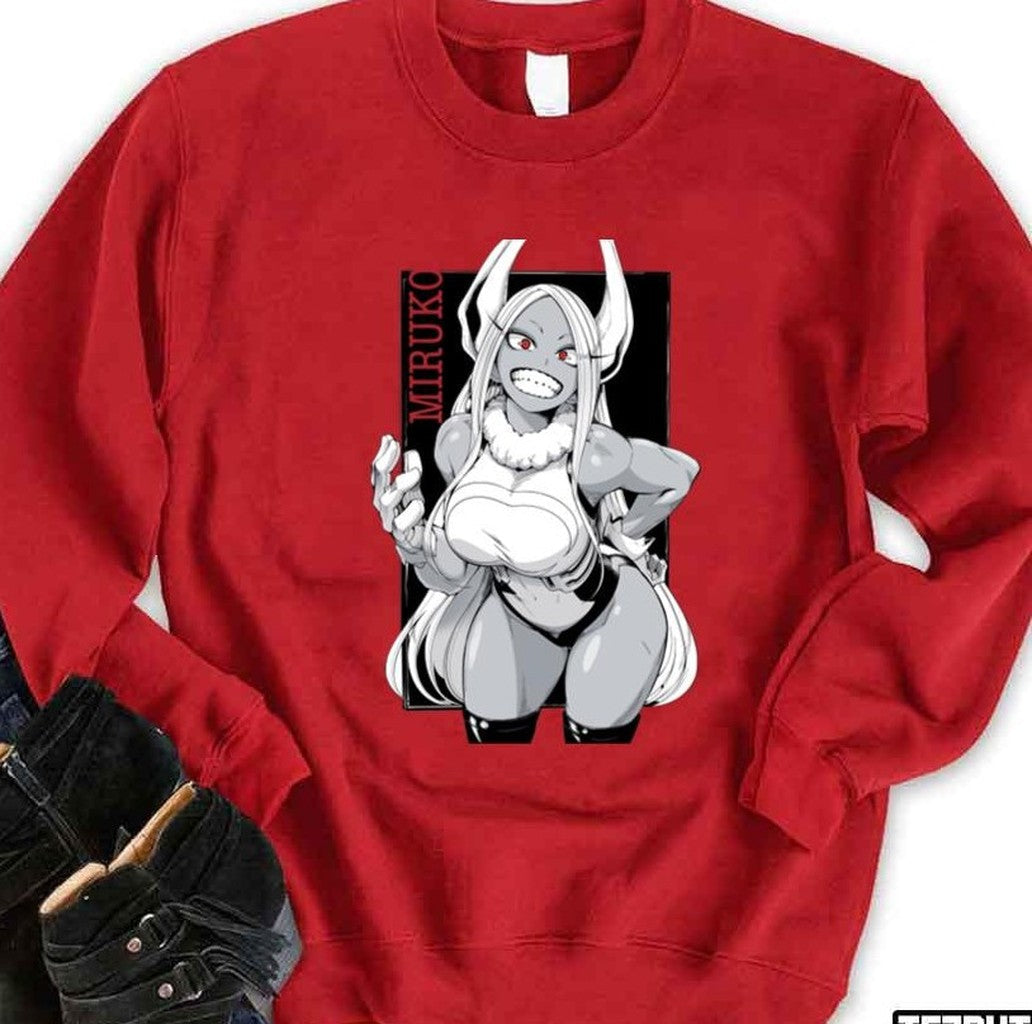 Superhero Mirko Mha Boku My Hero Academia Sexy Girl Anime Character Unisex Sweatshirt
