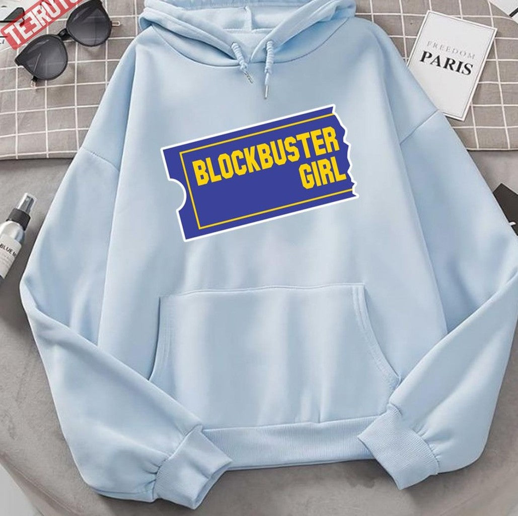 Parody Logo Blockbuster Girl Unisex Hoodie