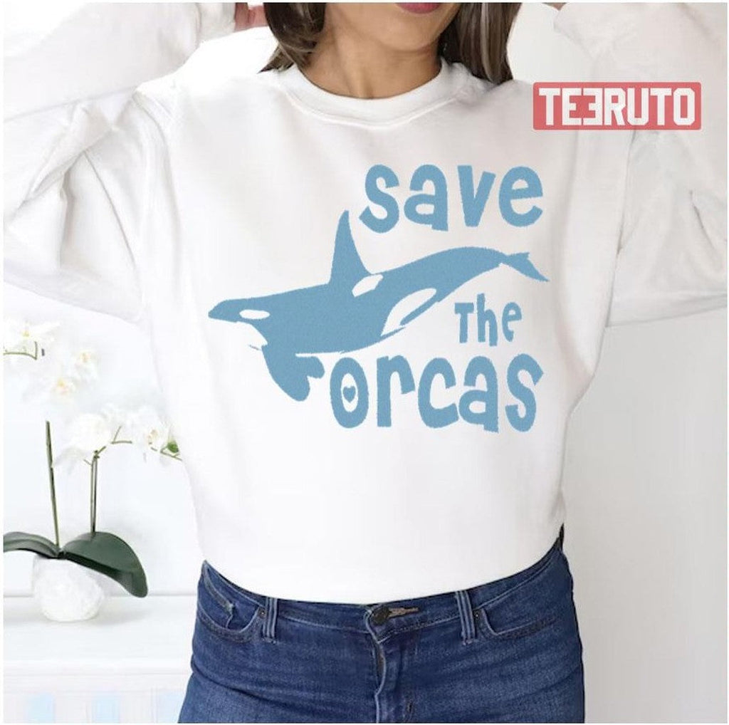 Save The Orcas Sea Creatures Unisex Sweatshirt